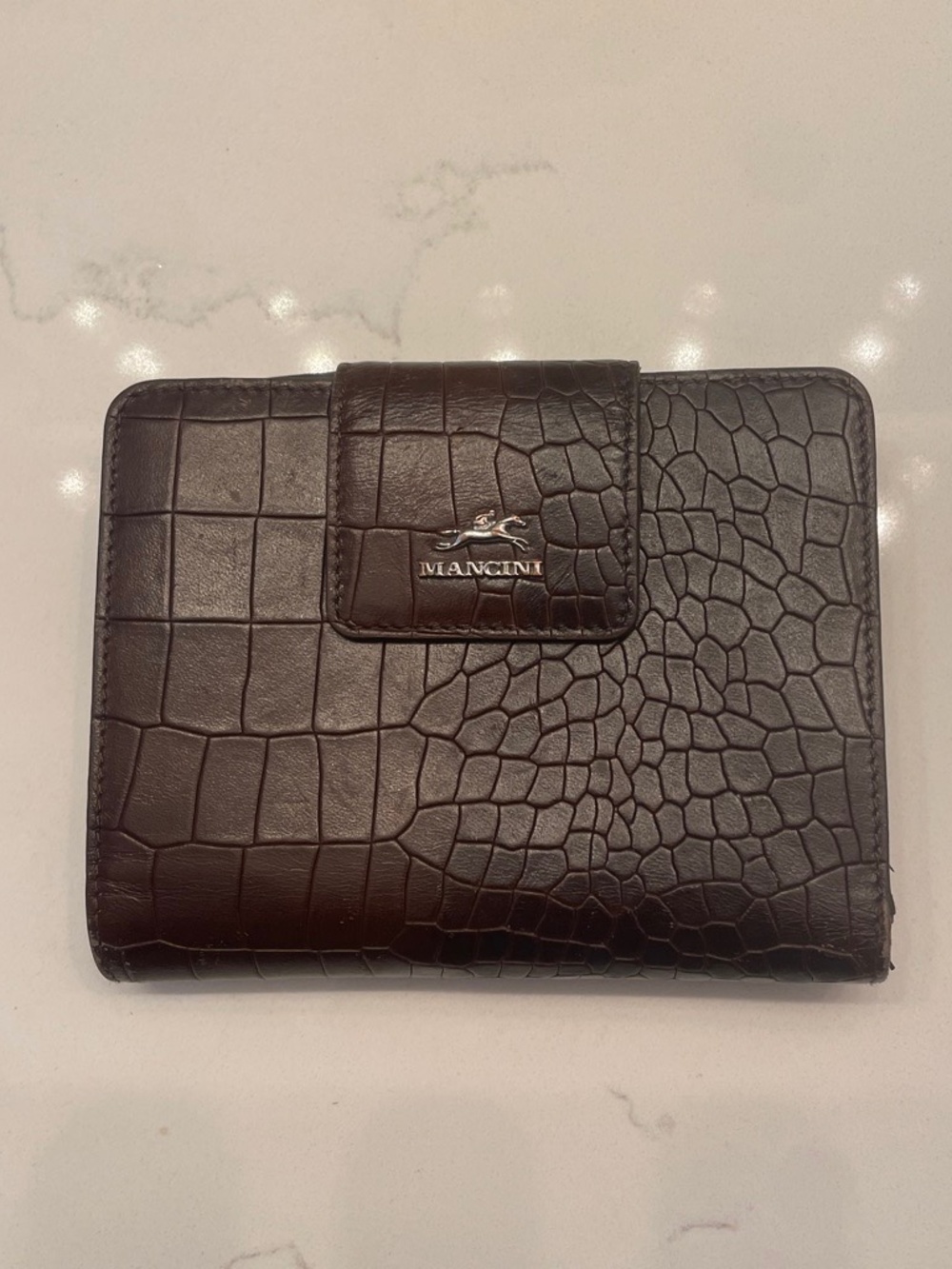 leather Mancini wallet